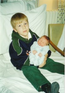 A very proud big brother!